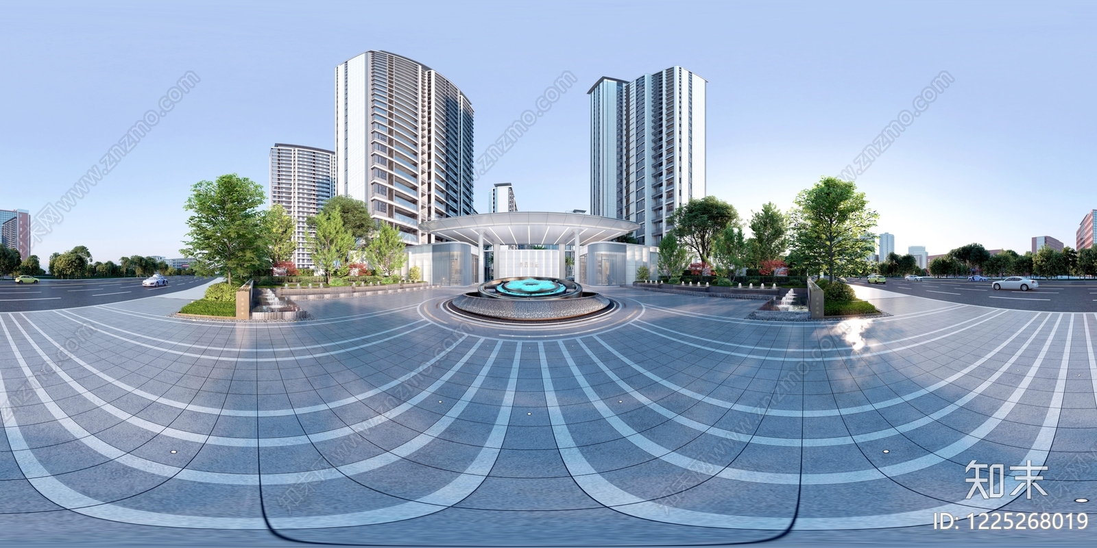 现代户外HDR贴图下载【ID:1225268019】