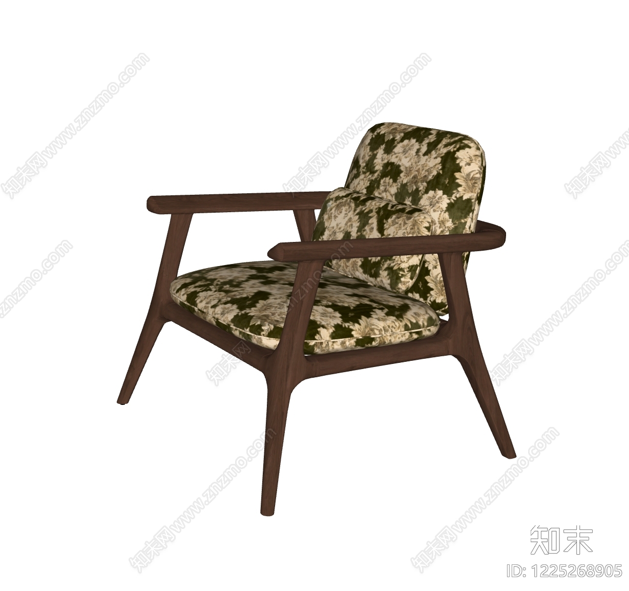 中古风休闲椅SU模型下载【ID:1225268905】