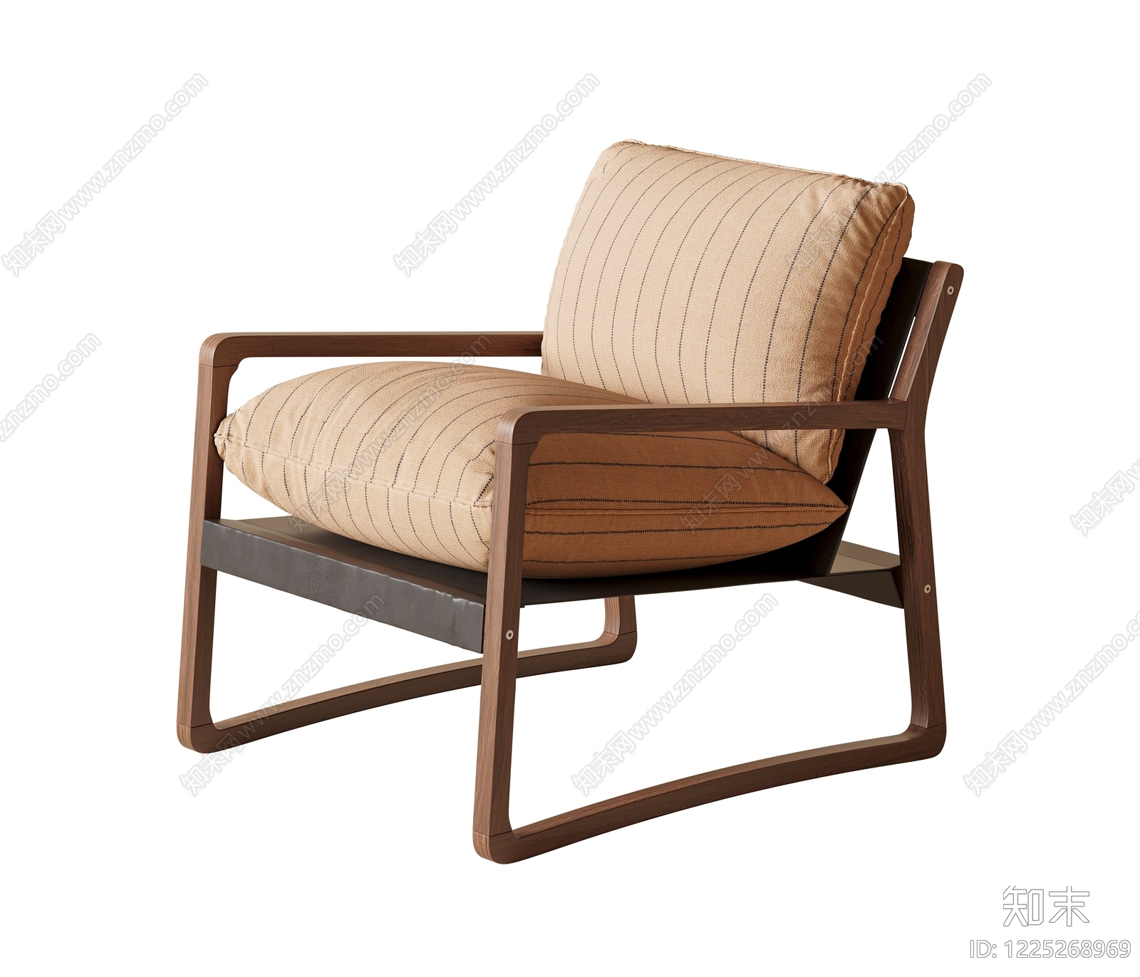 中古风休闲椅3D模型下载【ID:1225268969】
