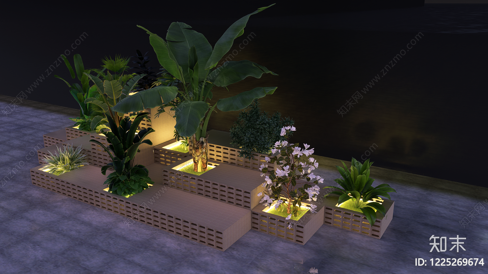现代花钵花器SU模型下载【ID:1225269674】