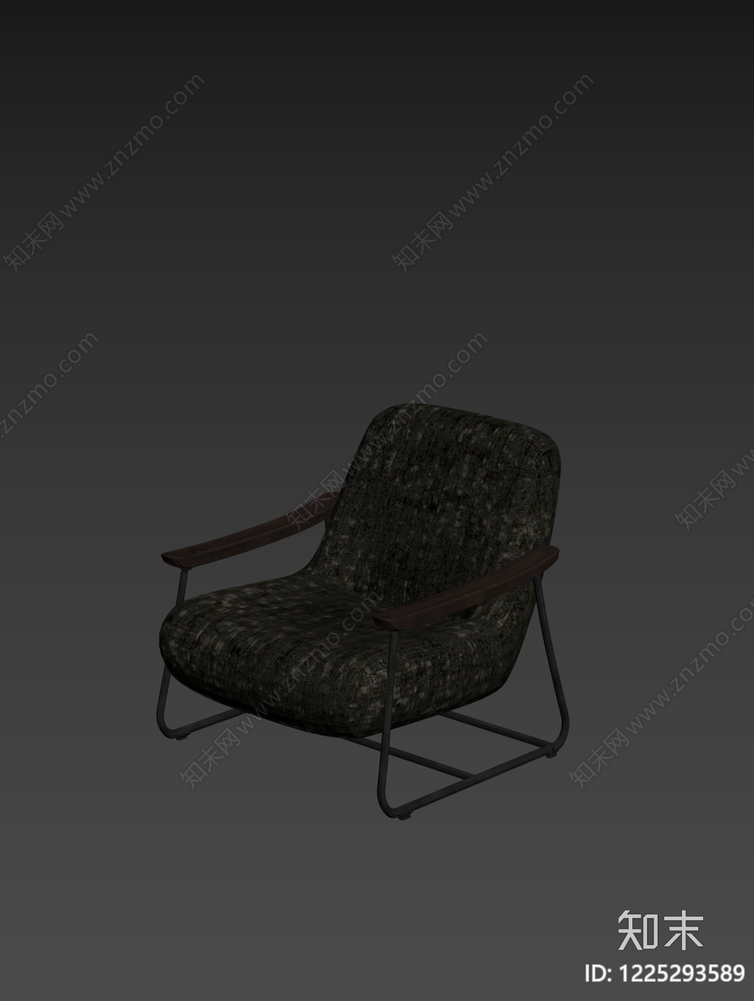 现代休闲椅3D模型下载【ID:1225293589】