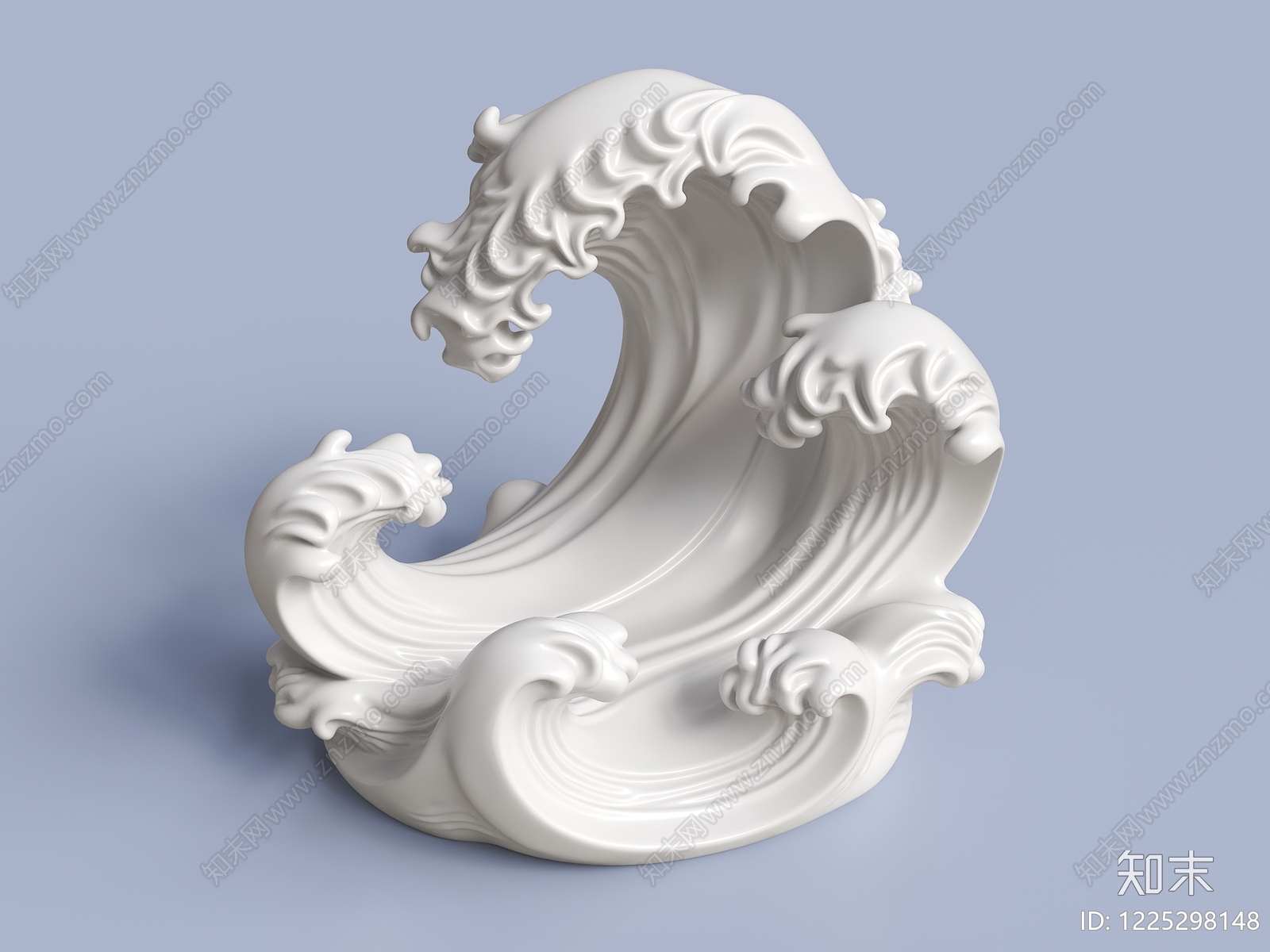 新中式雕塑摆件SU模型下载【ID:1225298148】