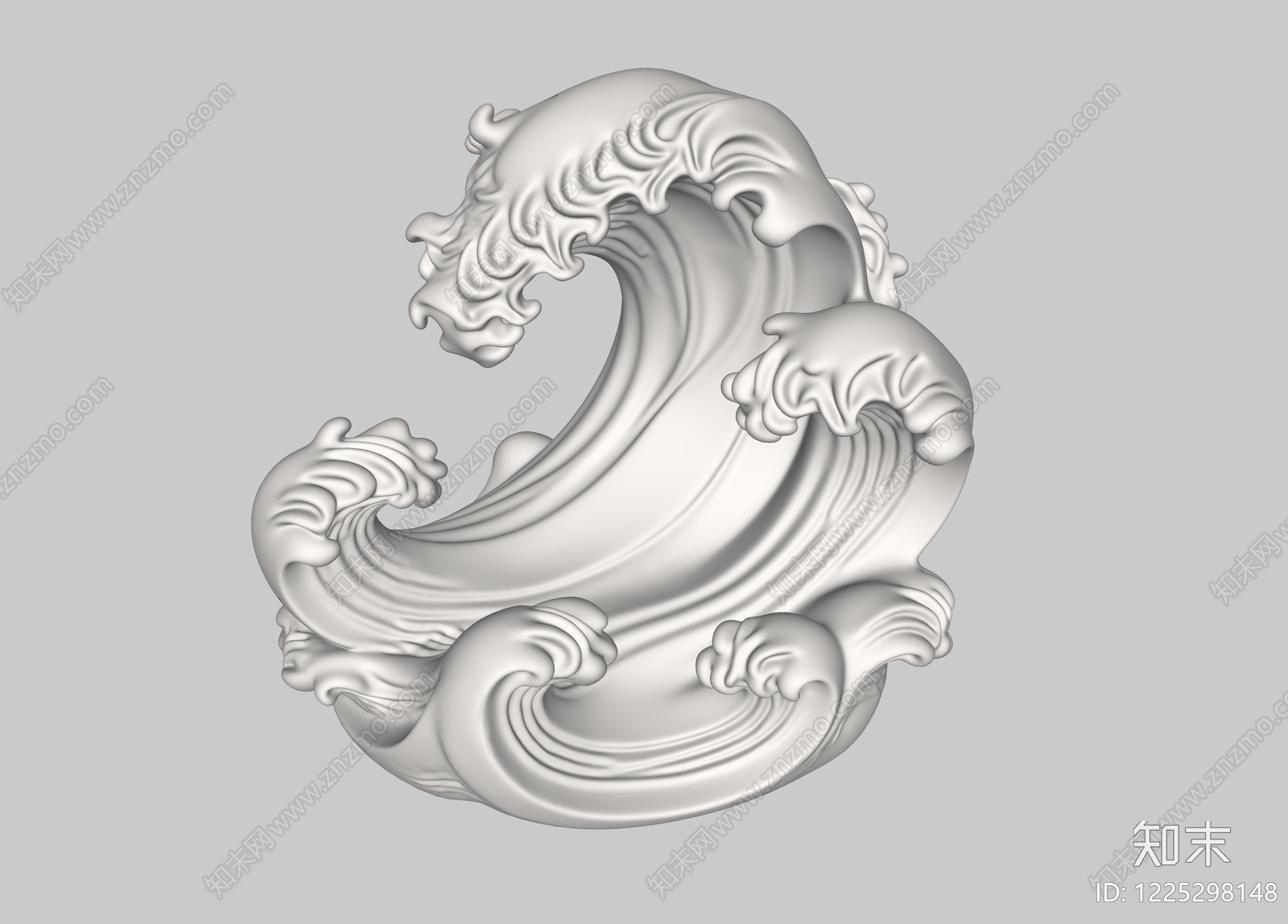 新中式雕塑摆件SU模型下载【ID:1225298148】