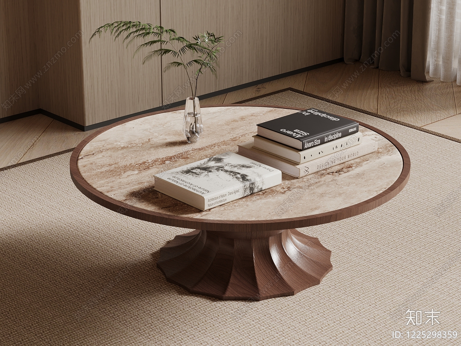 意式极简茶几3D模型下载【ID:1225298359】