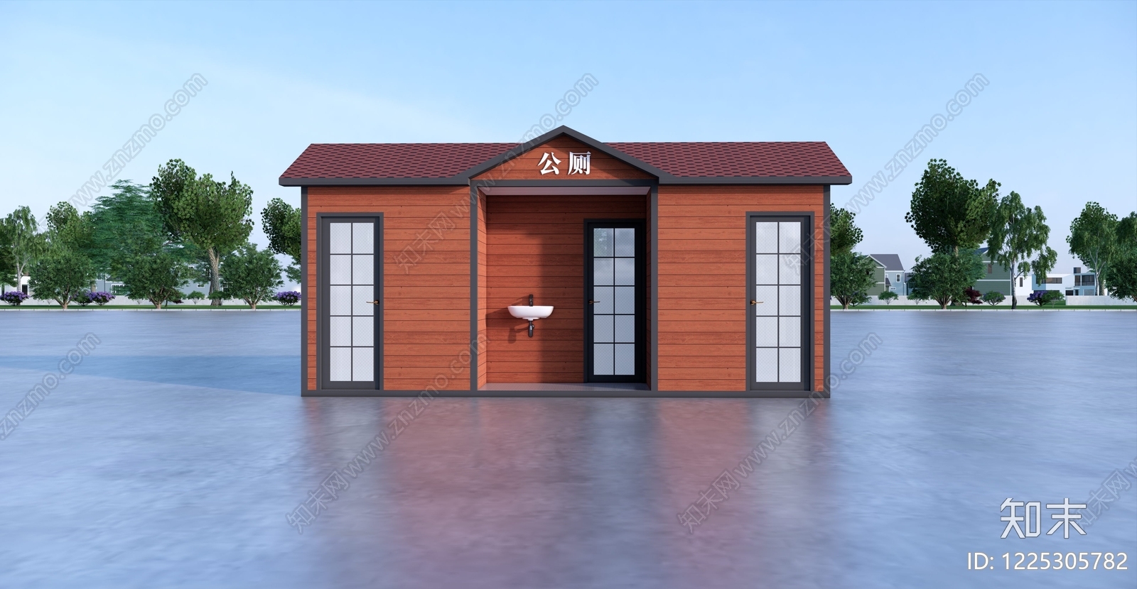 现代小公建SU模型下载【ID:1225305782】