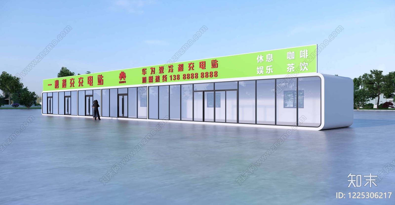 现代其他商业建筑SU模型下载【ID:1225306217】