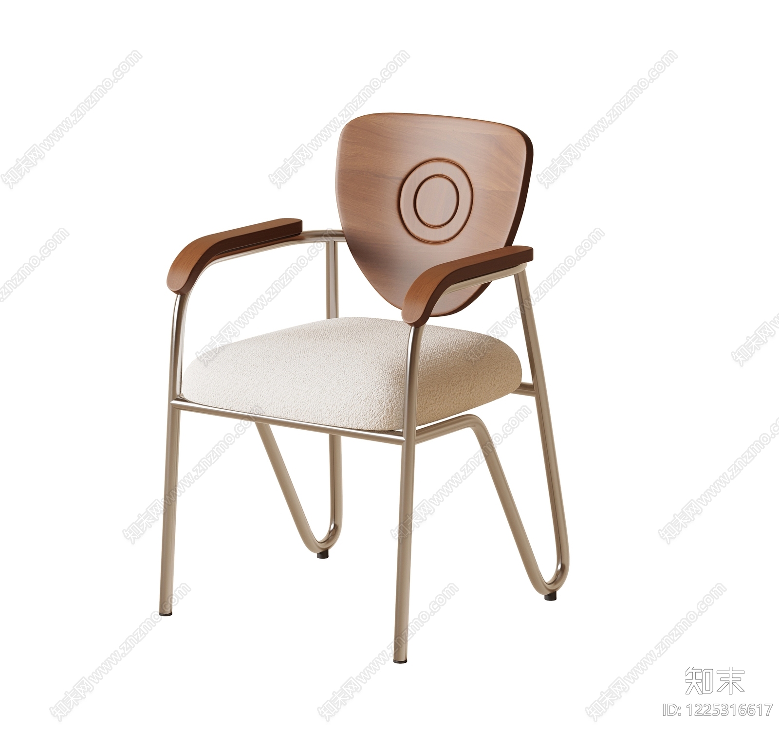 中古风餐椅SU模型下载【ID:1225316617】
