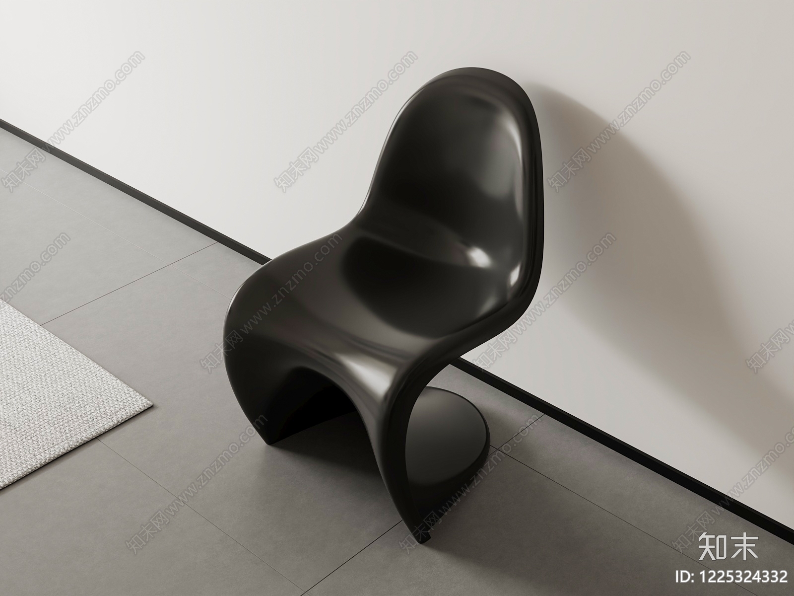 极简休闲椅3D模型下载【ID:1225324332】