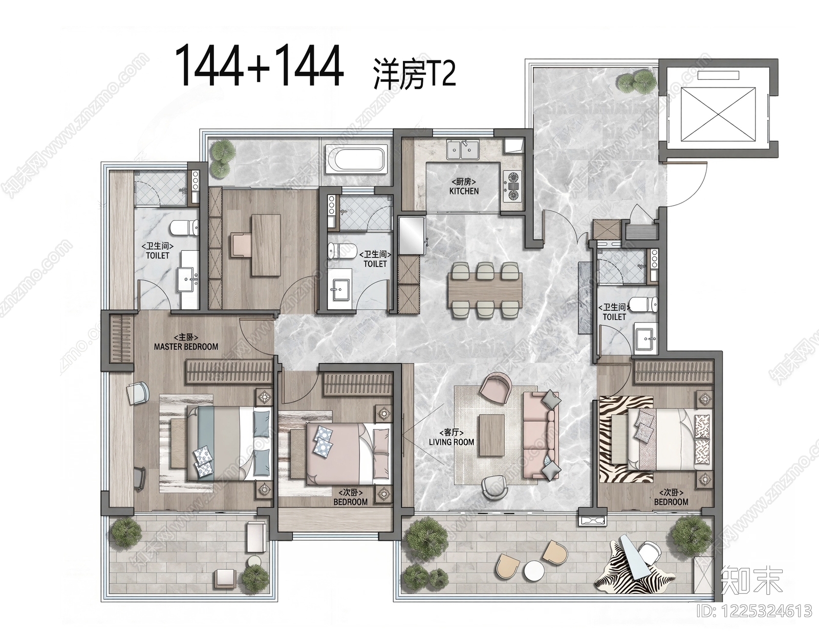 住宅楼建筑cad施工图下载【ID:1225324613】
