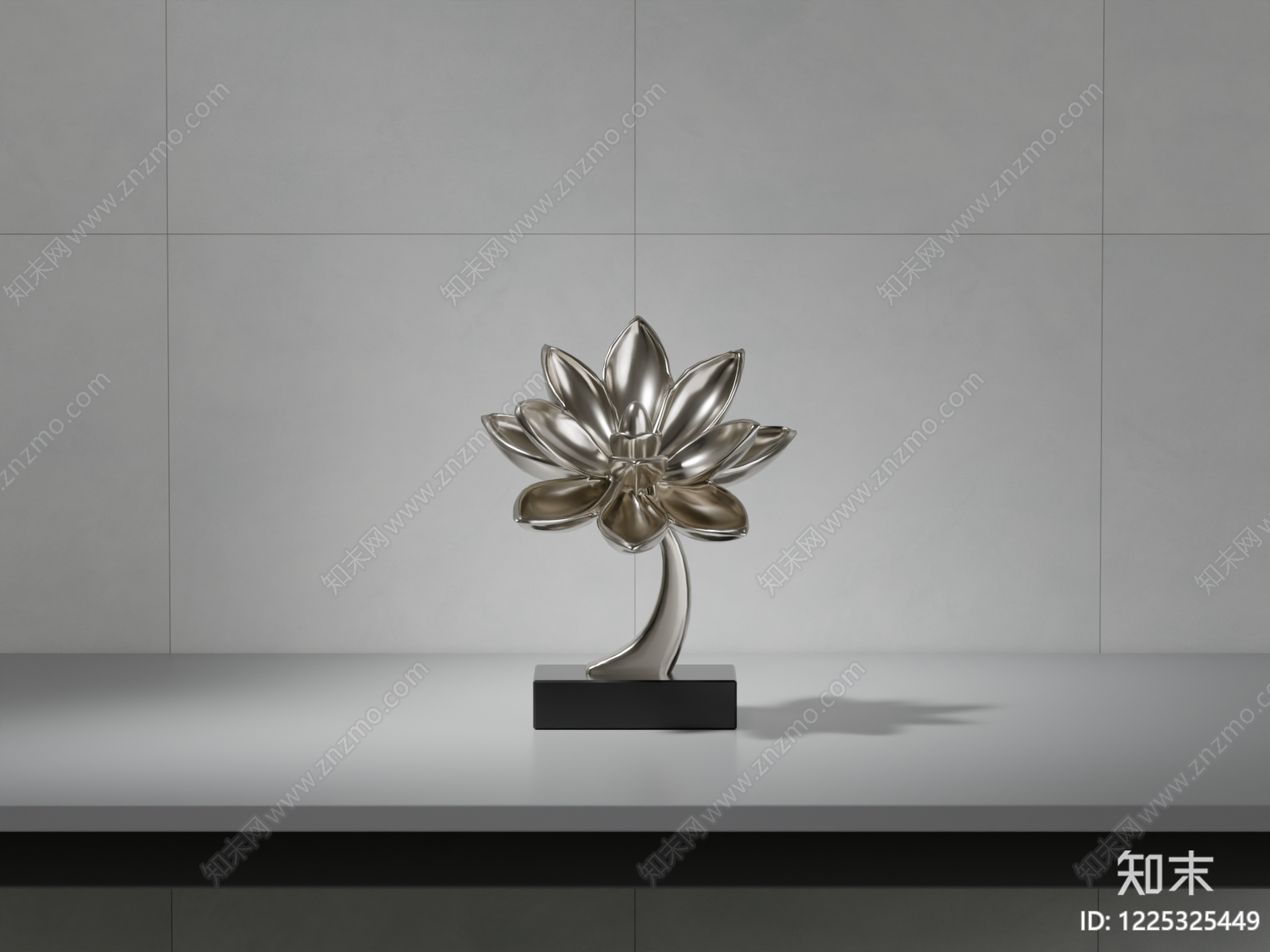 轻奢雕塑摆件SU模型下载【ID:1225325449】