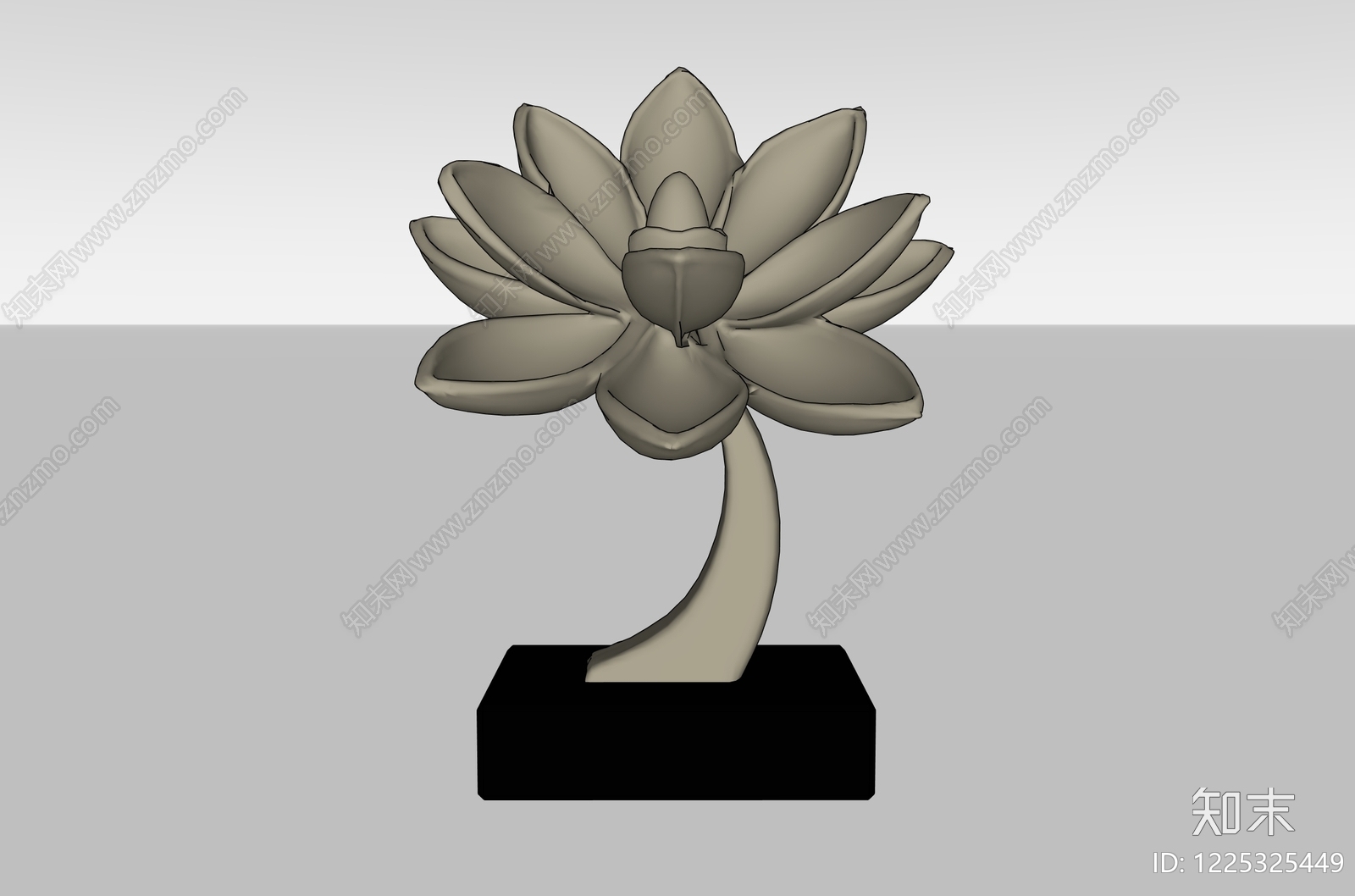 轻奢雕塑摆件SU模型下载【ID:1225325449】