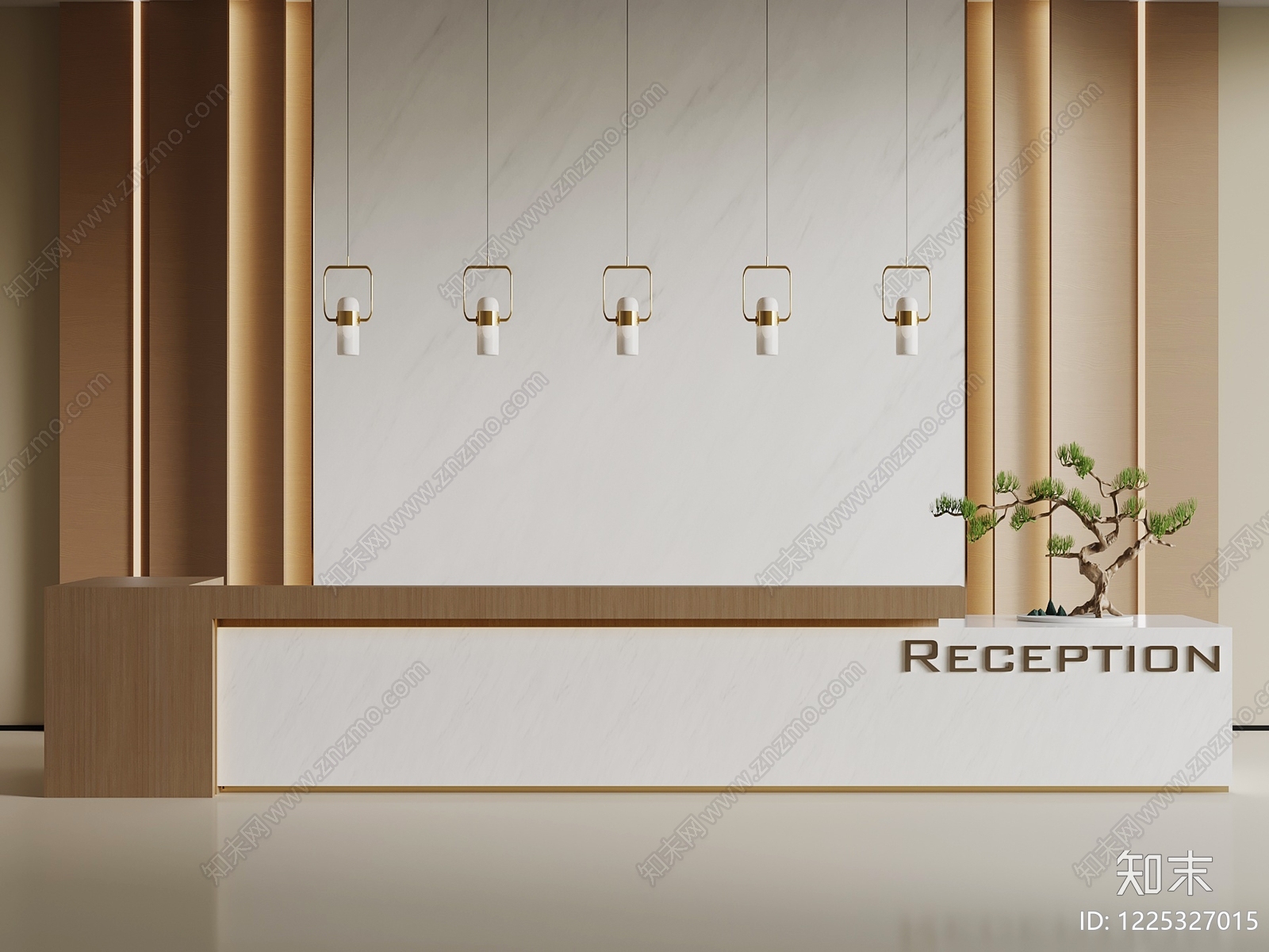 轻奢吧台3D模型下载【ID:1225327015】