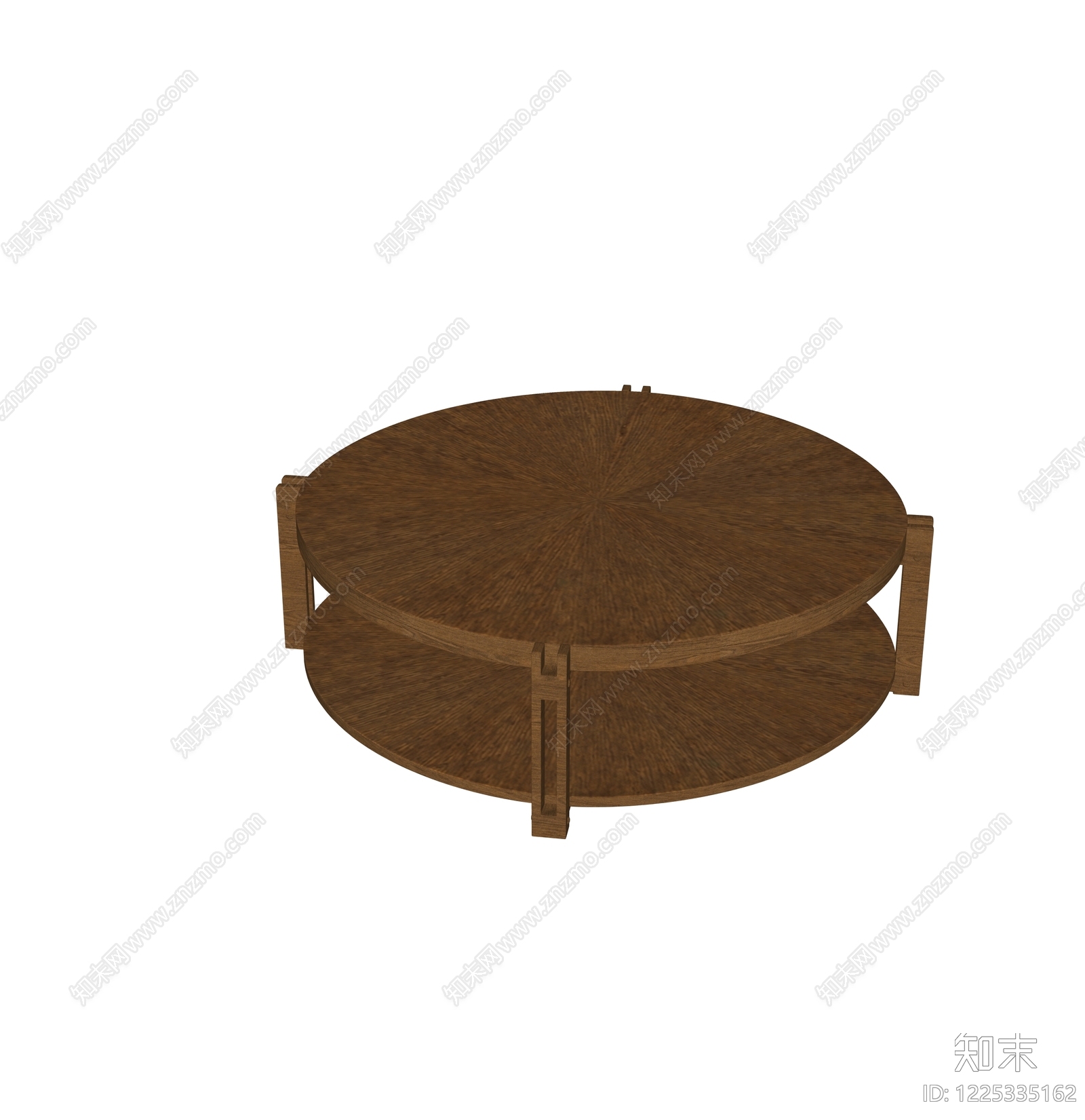 中古风茶几SU模型下载【ID:1225335162】