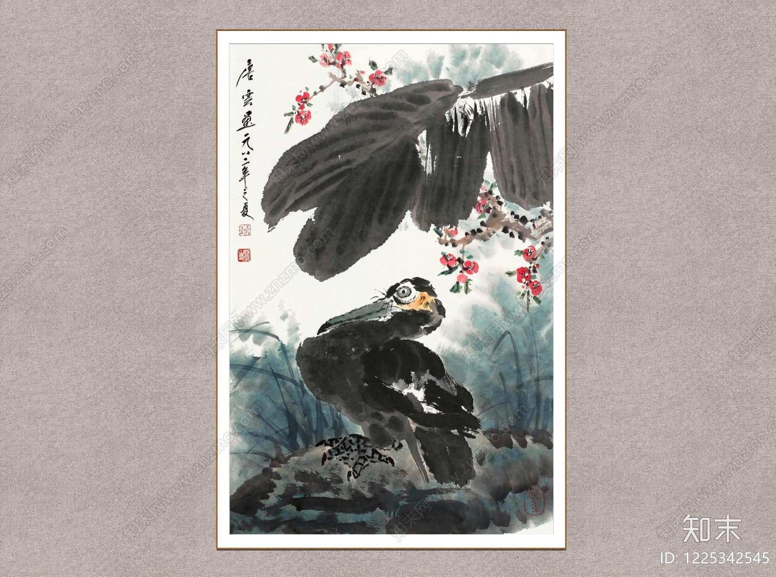 中式画框SU模型下载【ID:1225342545】