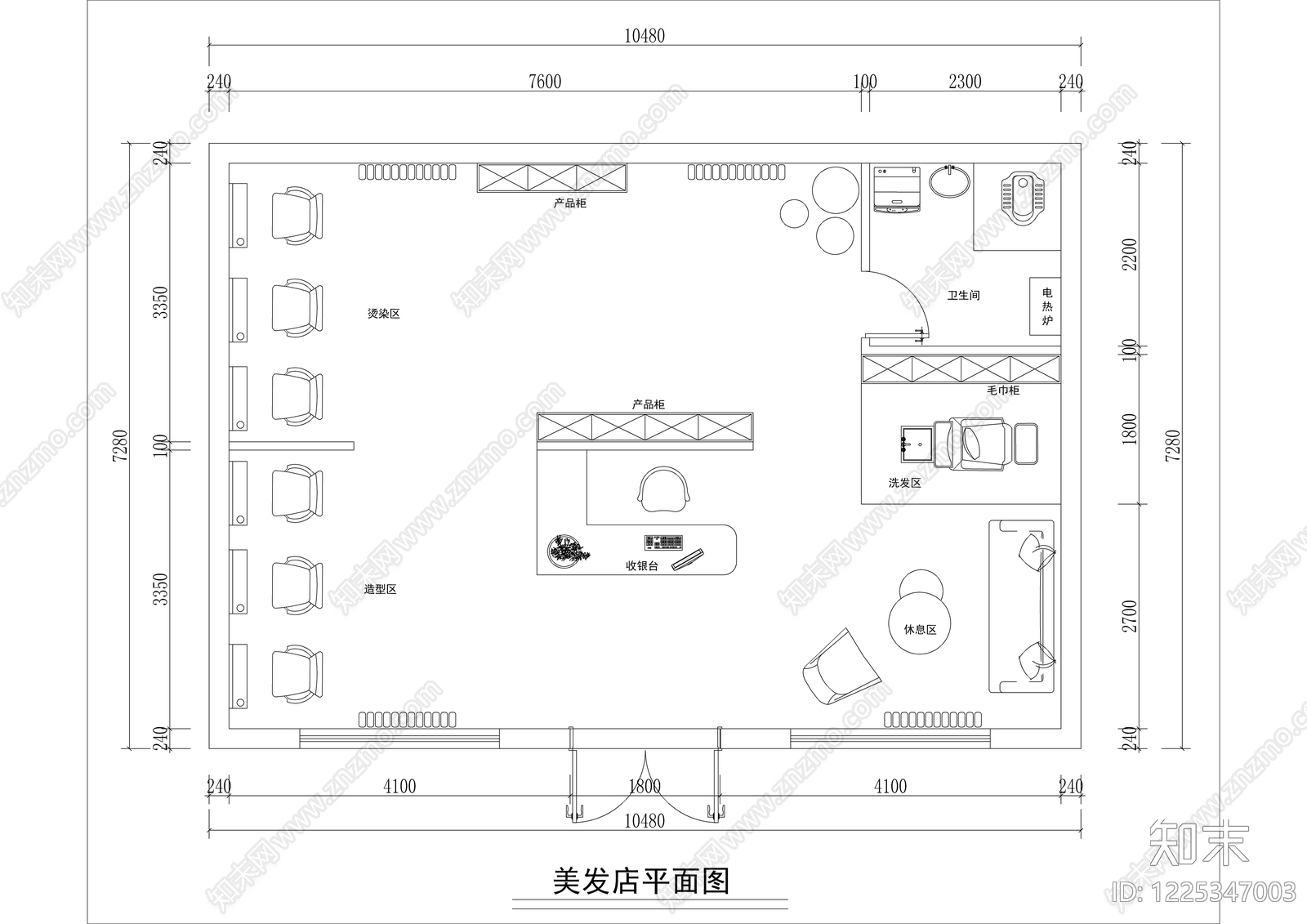 现代理发店CAD图纸
