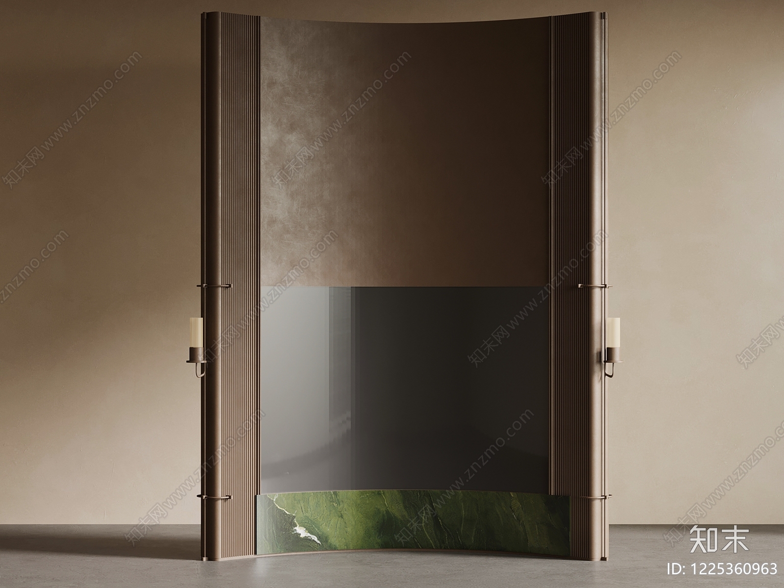 轻奢电视柜3D模型下载【ID:1225360963】