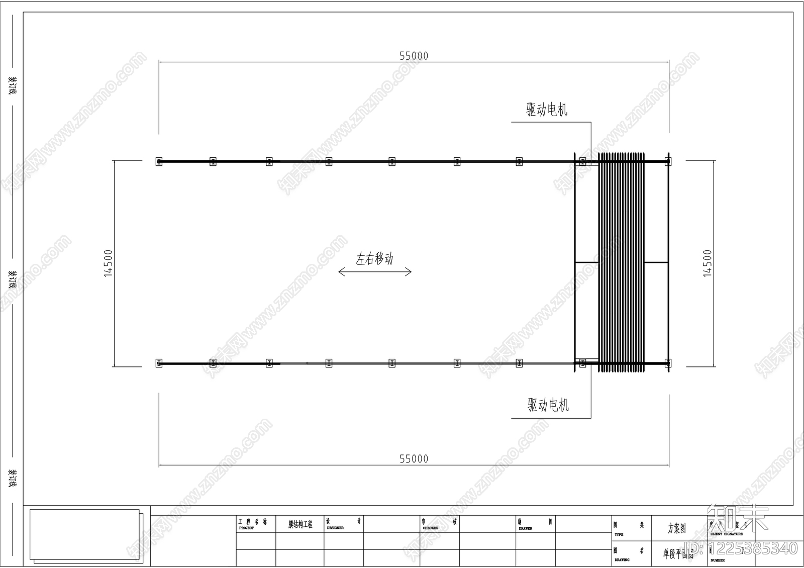 钢结构cad施工图下载【ID:1225385340】