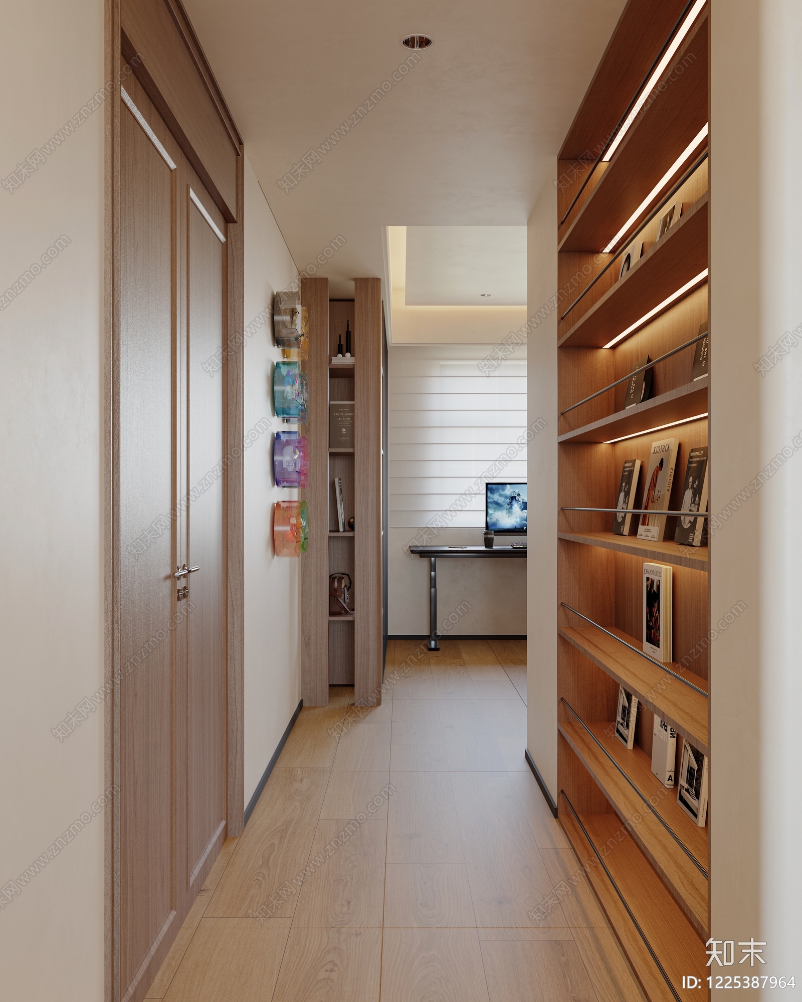 家居卧室3D模型下载【ID:1225387964】
