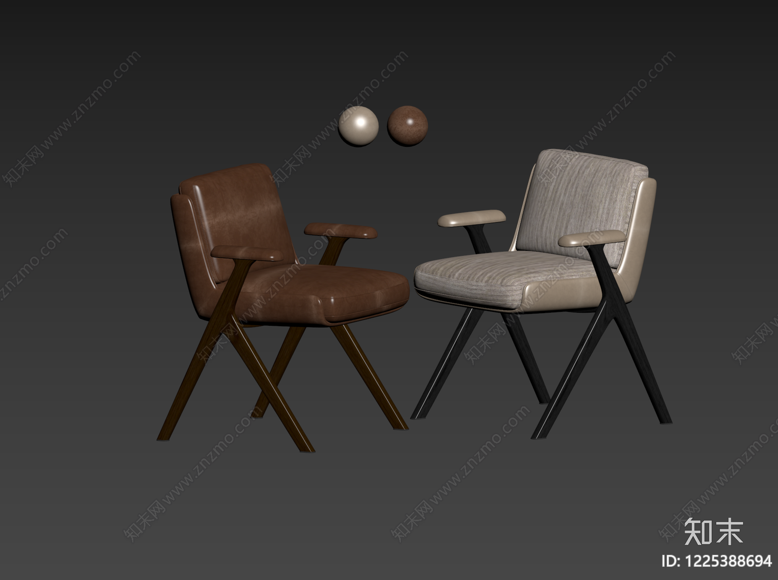 中古风餐椅3D模型下载【ID:1225388694】