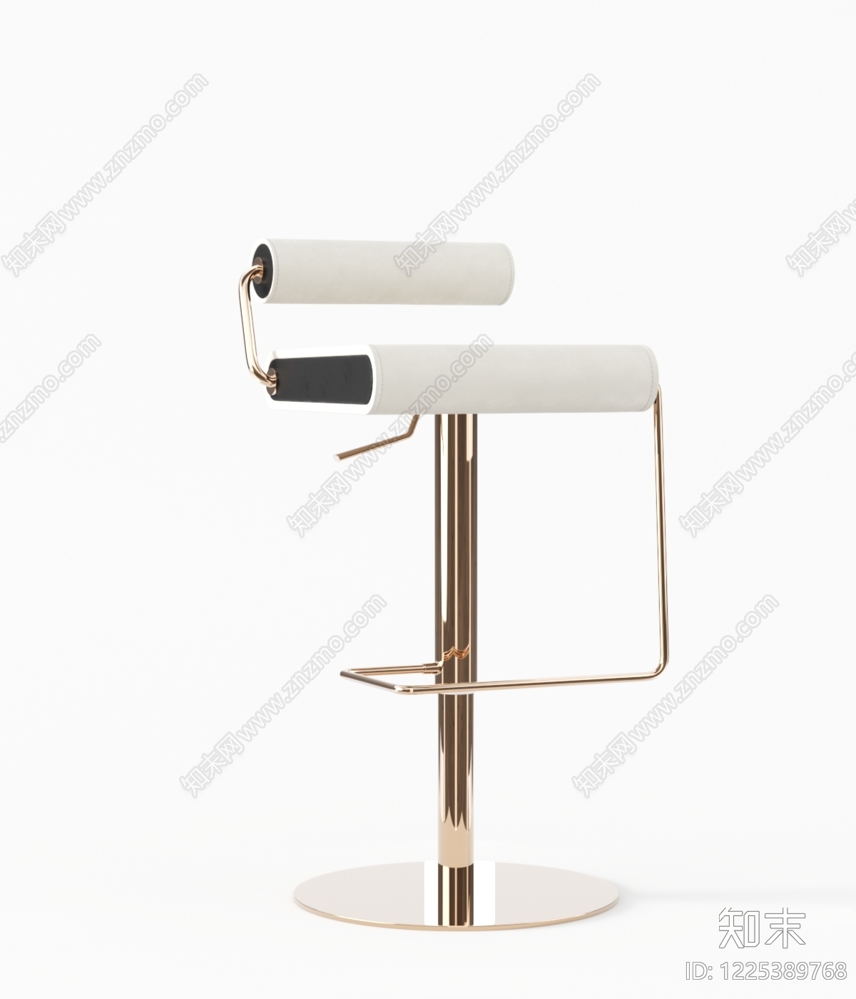 轻奢吧椅3D模型下载【ID:1225389768】