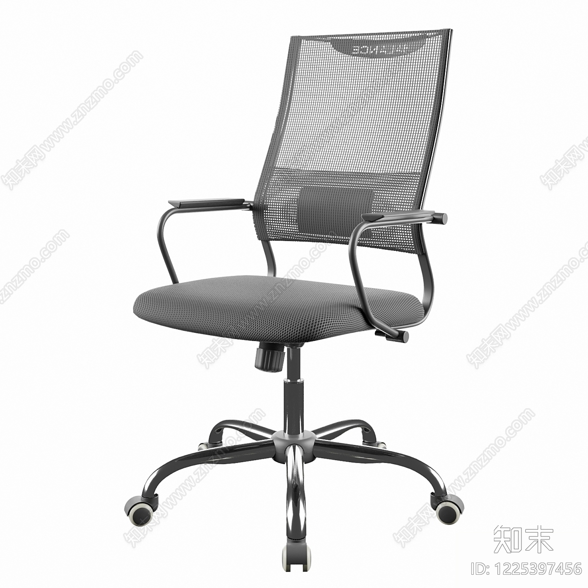 现代简约办公椅3D模型下载【ID:1225397456】