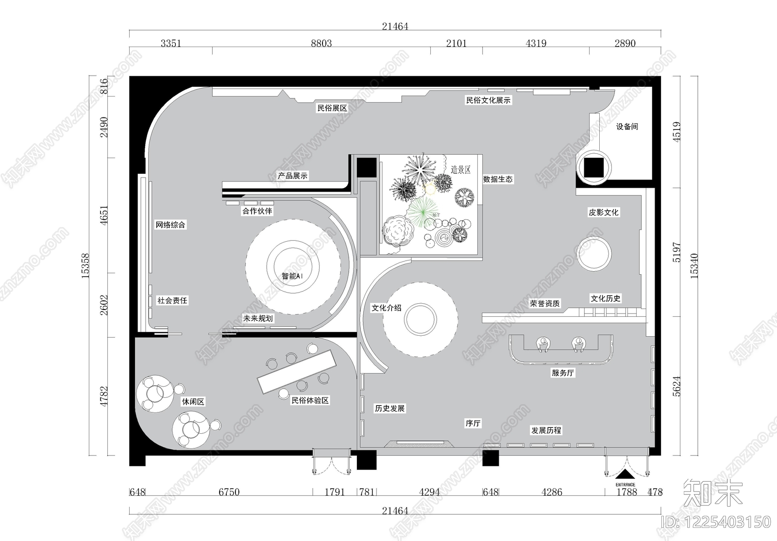 科技展厅CAD图纸