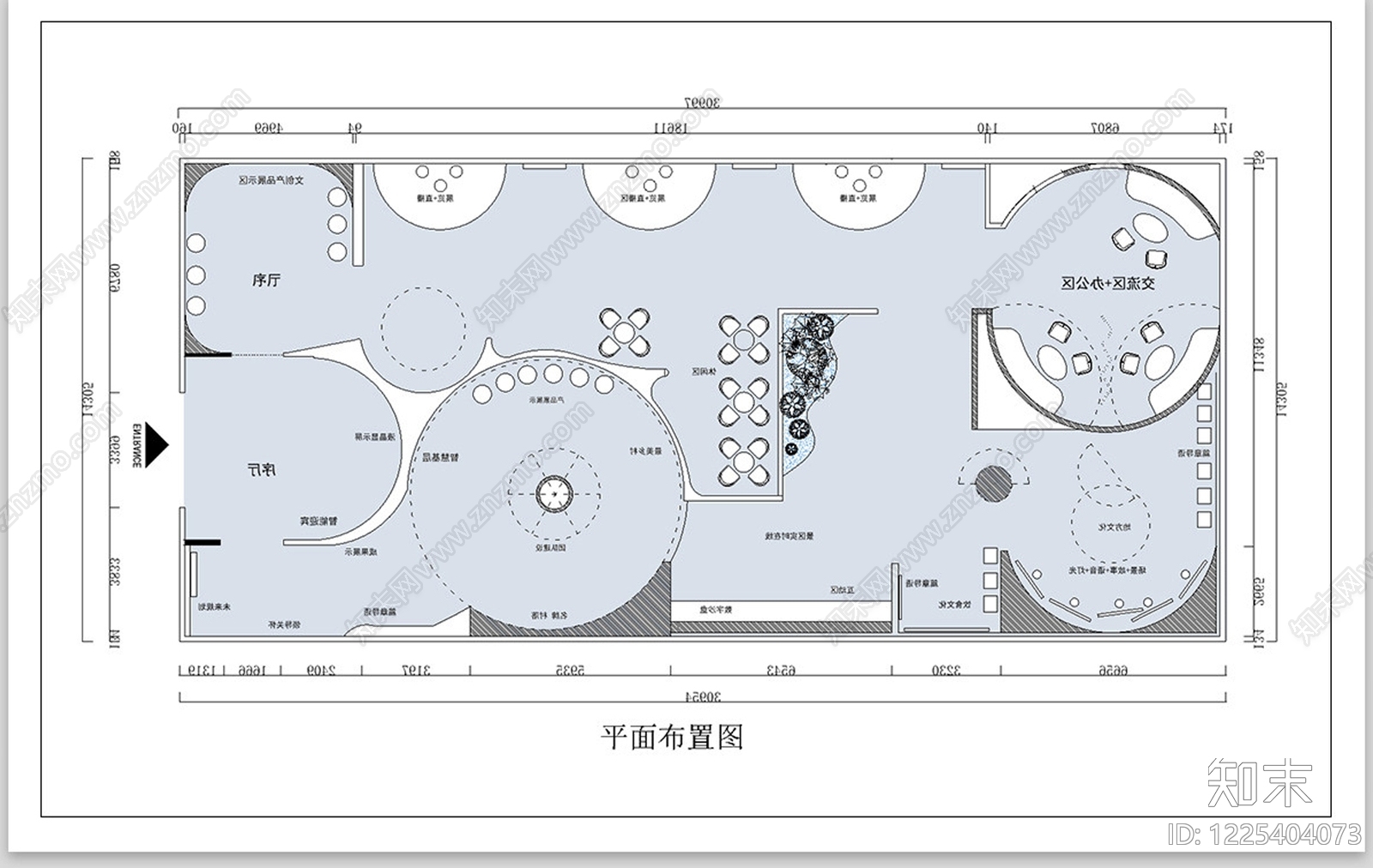 科技展厅cad施工图下载【ID:1225404073】