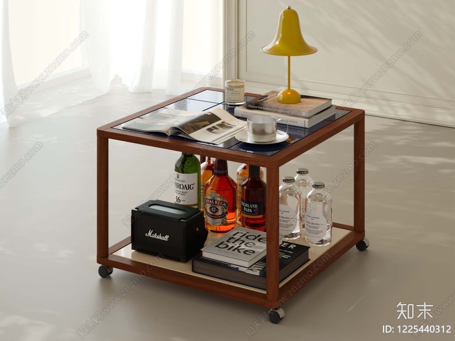 现代简约边几3D模型下载【ID:1225440312】