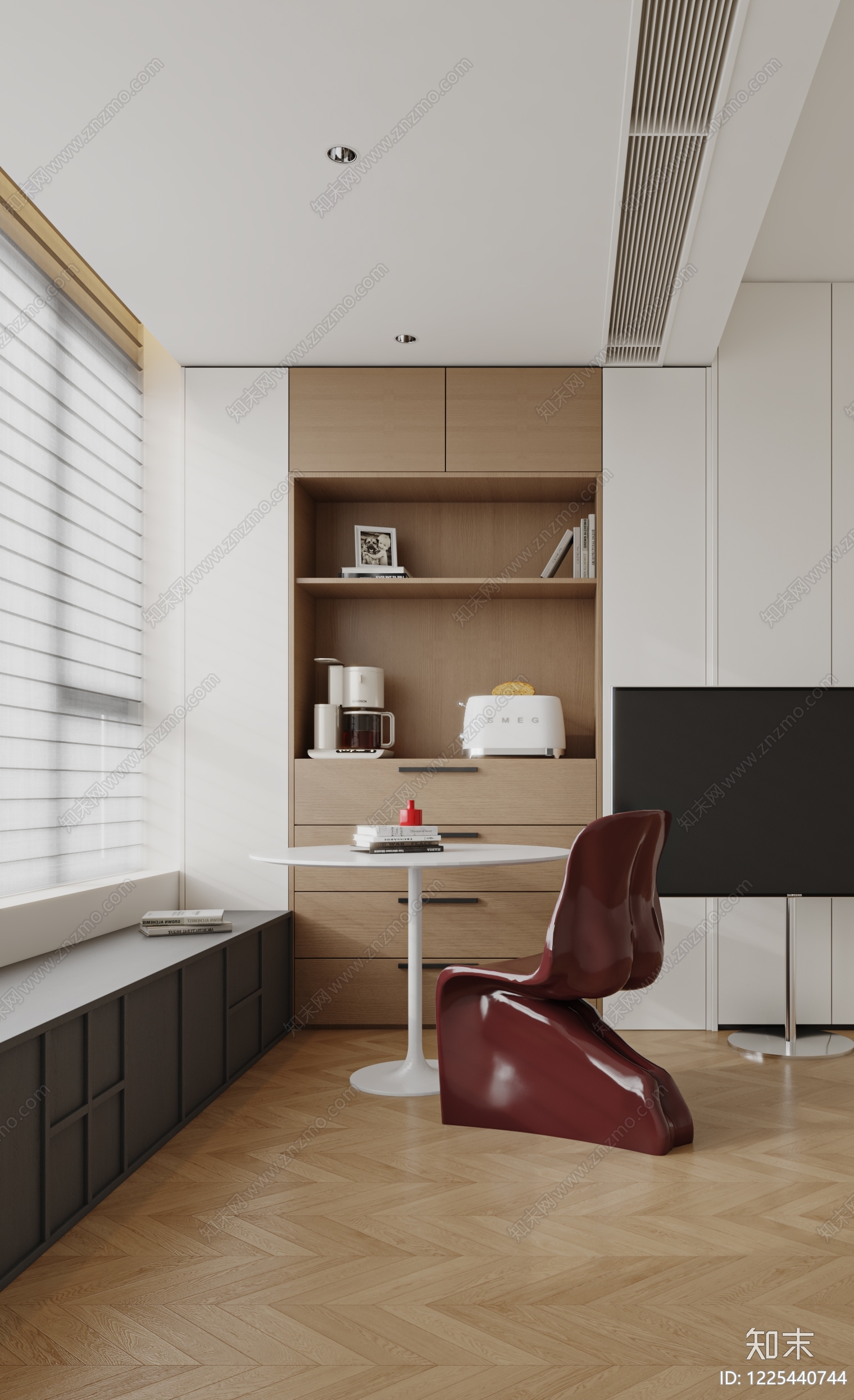 现代简约阳台3D模型下载【ID:1225440744】