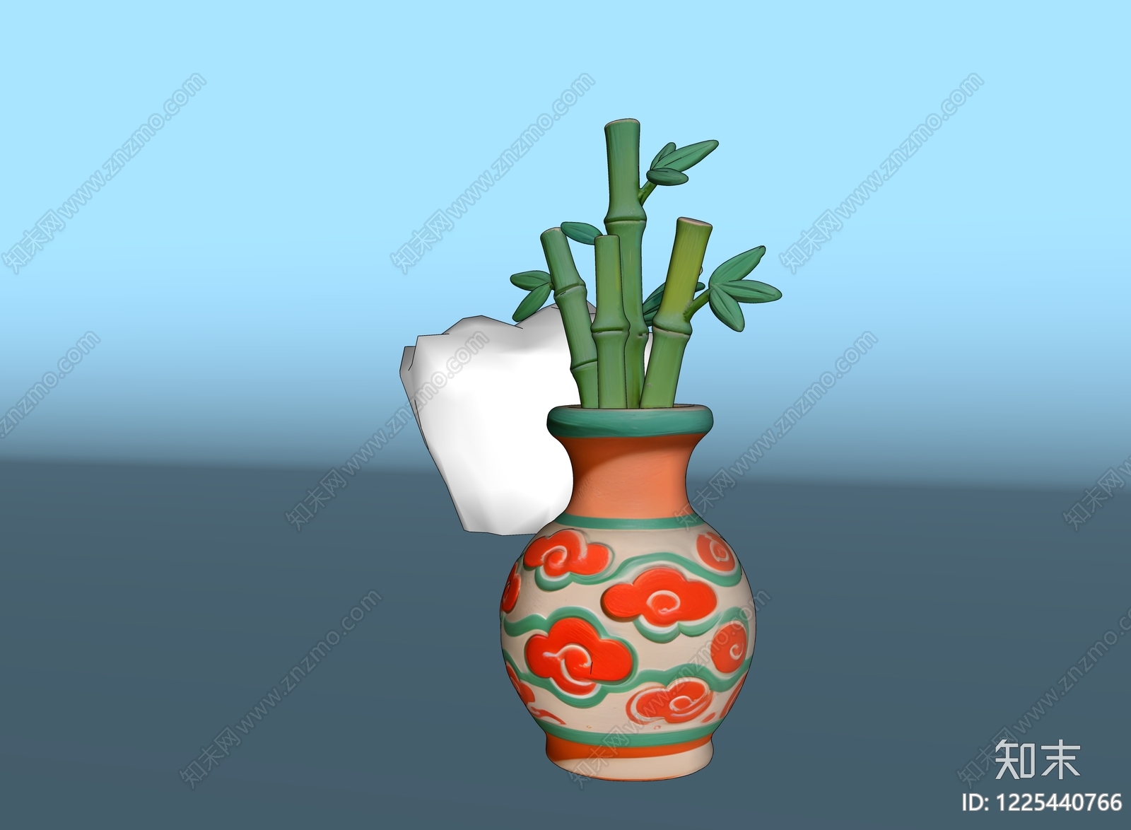 中式花瓶SU模型下载【ID:1225440766】