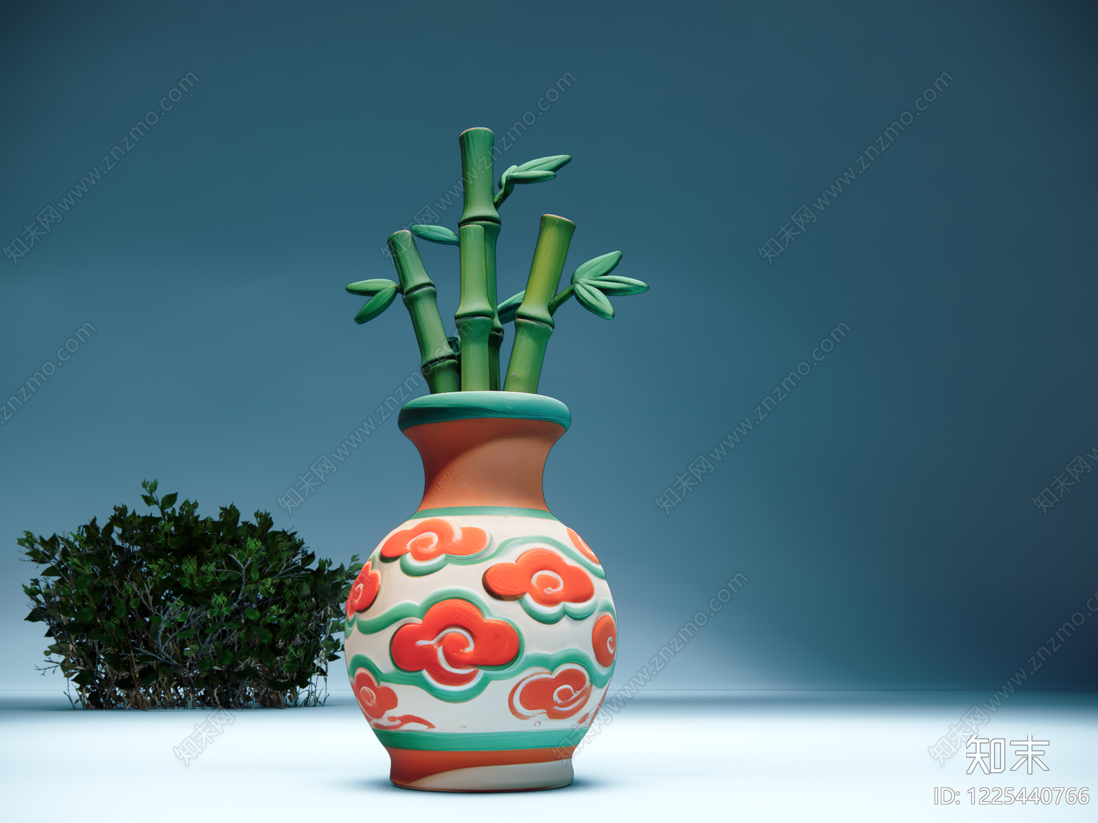 中式花瓶SU模型下载【ID:1225440766】