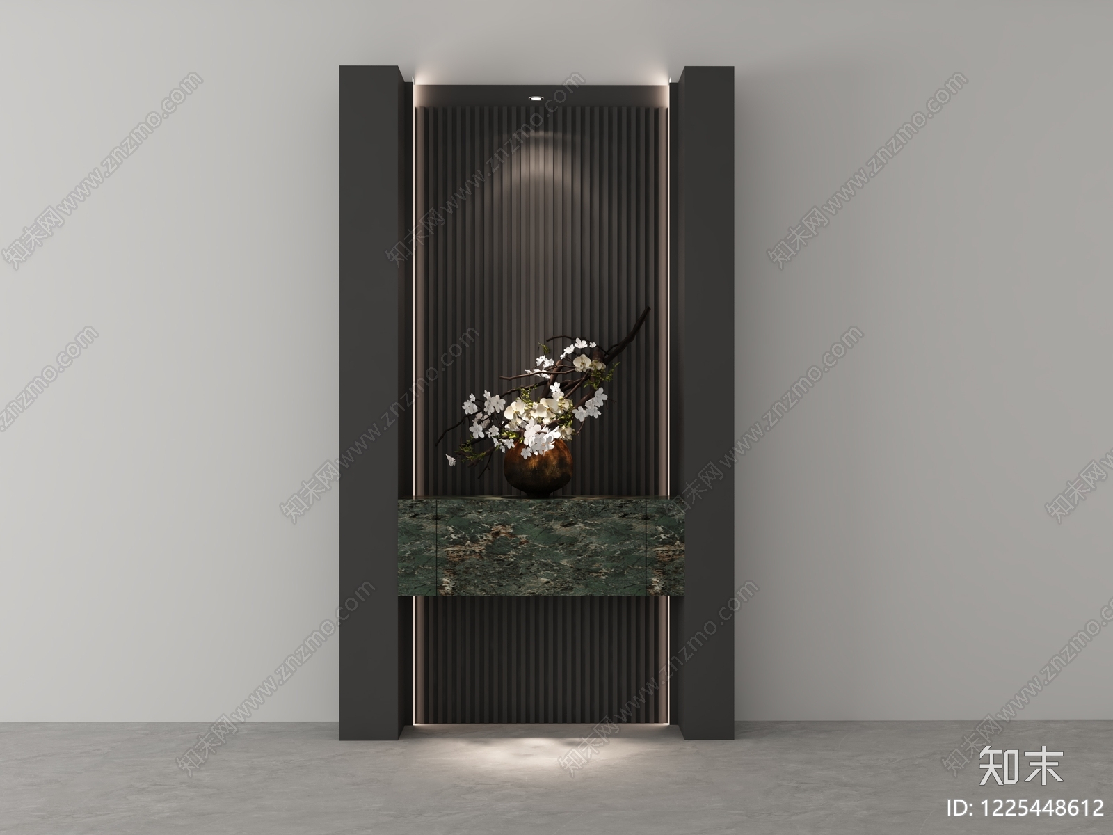 轻奢玄关3D模型下载【ID:1225448612】