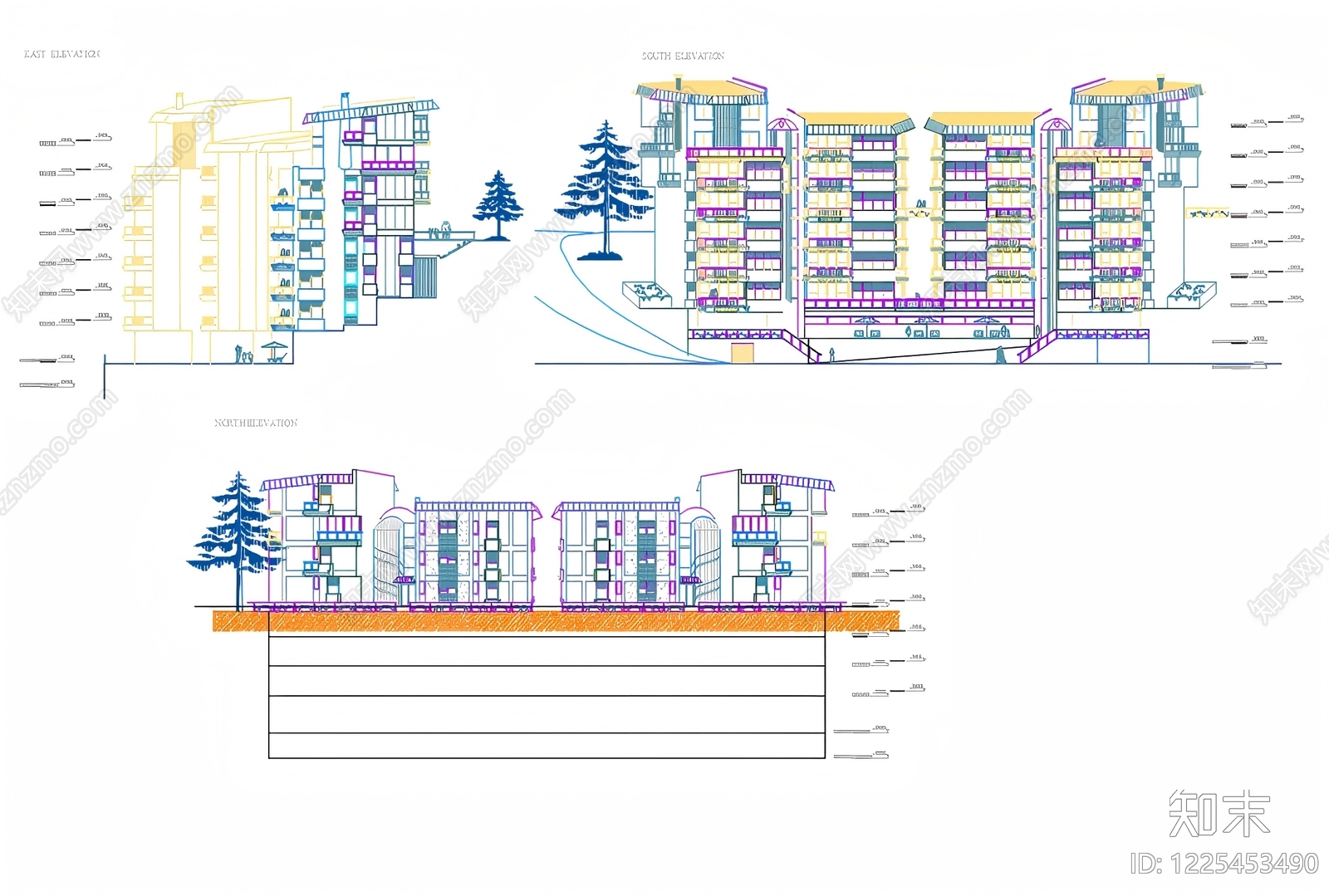 公寓建筑CAD图纸