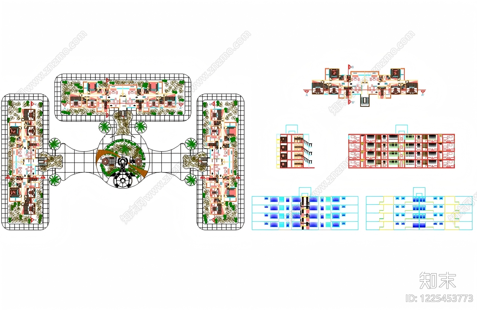 公寓建筑CAD图纸