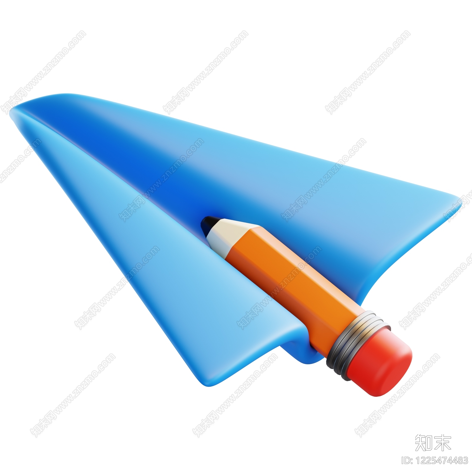 办公用品3D模型下载【ID:1225474483】