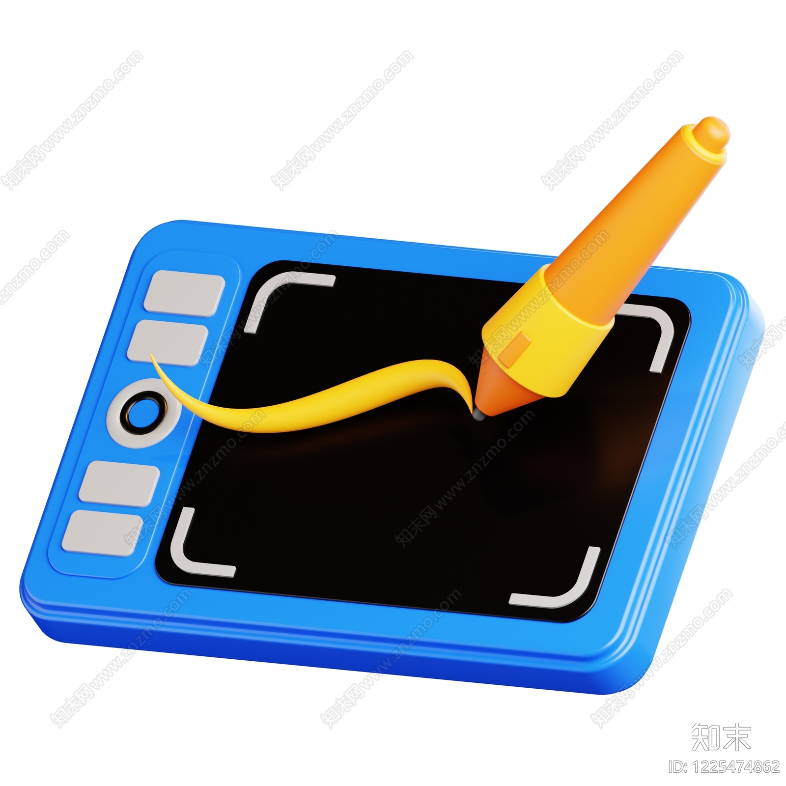 现代画具3D模型下载【ID:1225474862】