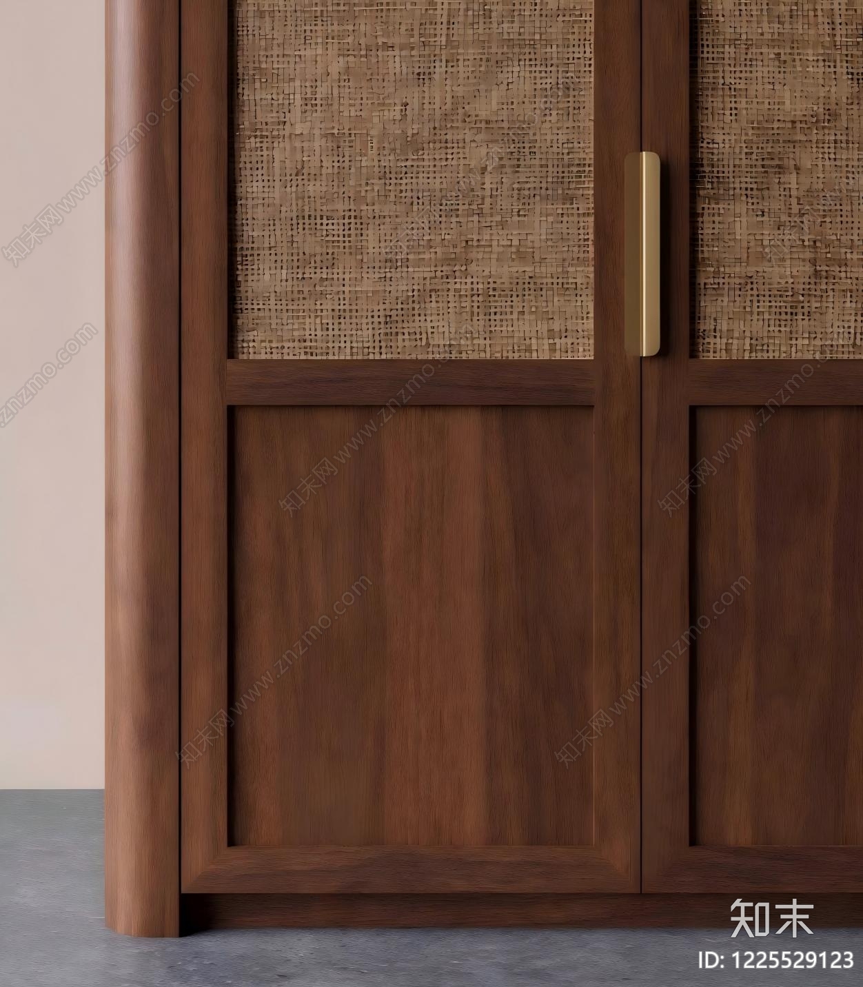 中古风衣柜SU模型下载【ID:1225529123】