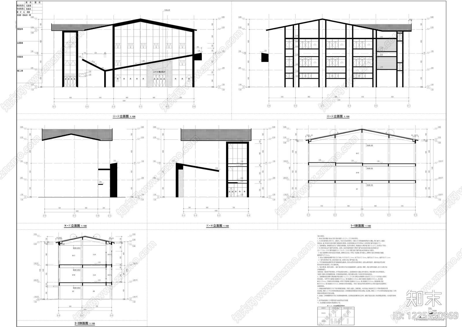 其他文化建筑cad施工图下载【ID:1225550969】