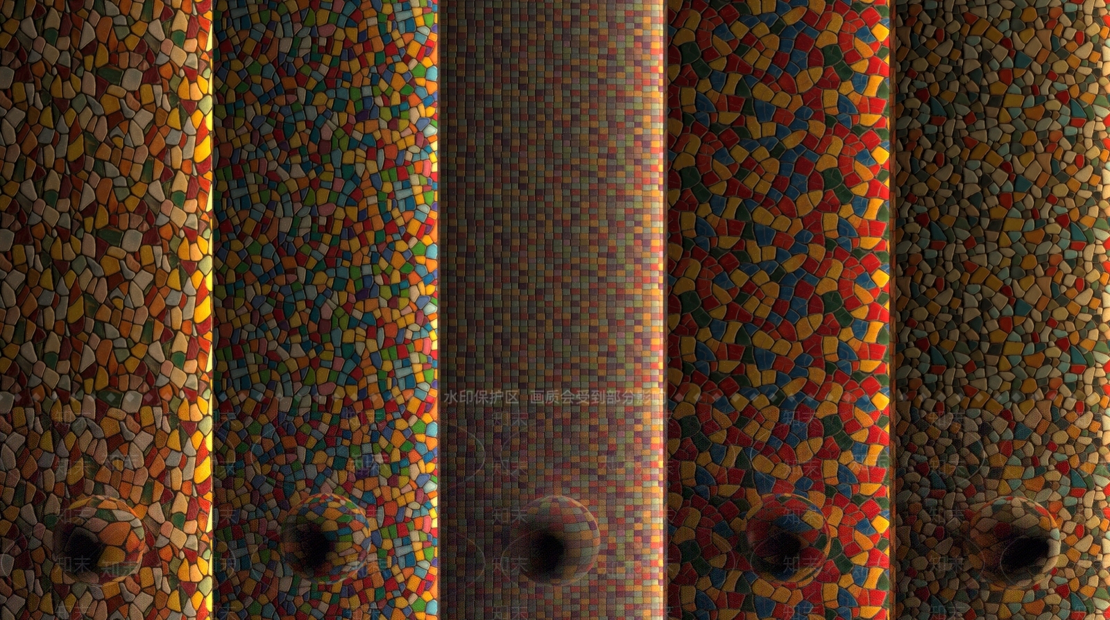 孟菲斯石材3D模型下载【ID:1225552139】