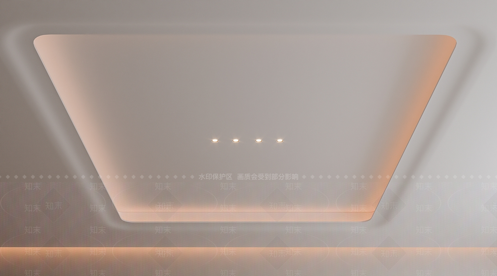 极简吊顶3D模型下载【ID:1225565627】