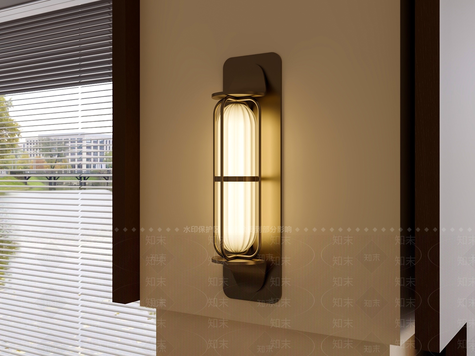 轻奢壁灯3D模型下载【ID:1225570136】