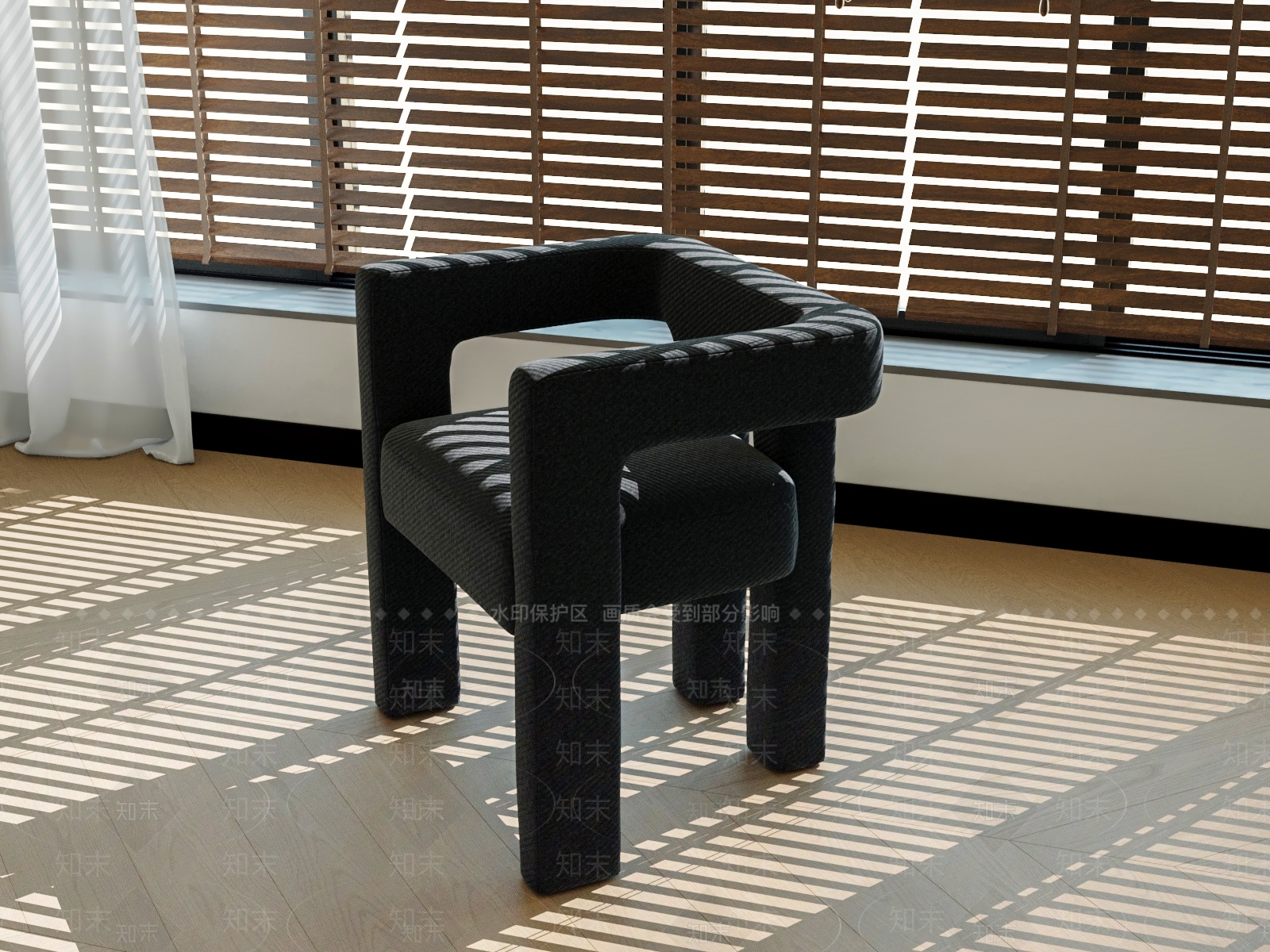 现代休闲椅3D模型下载【ID:1225571156】