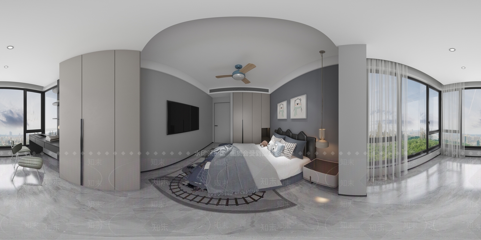女孩房3D模型下载【ID:1225592606】