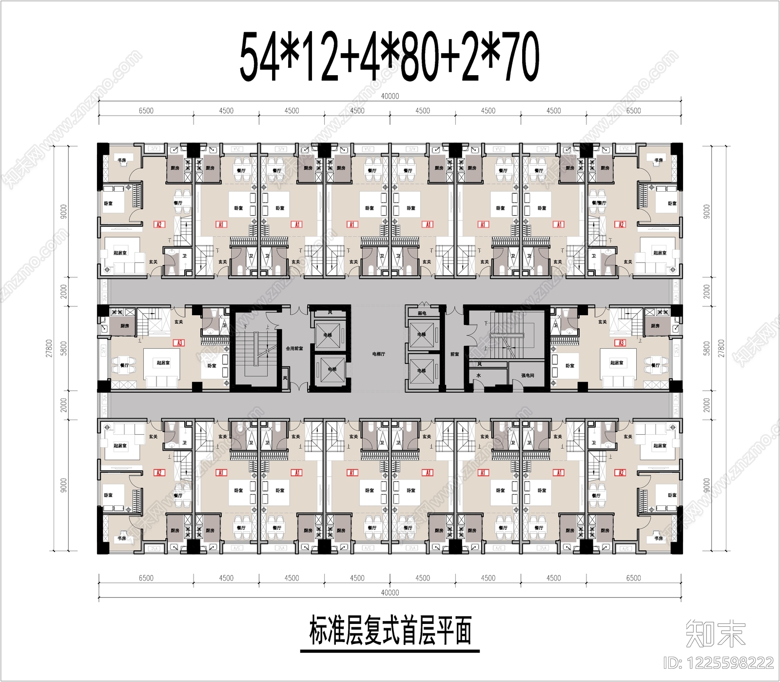 公寓建筑CAD图纸
