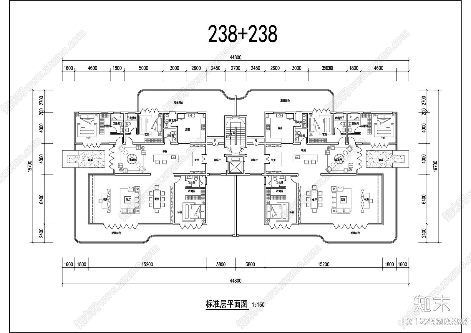 住宅楼建筑CAD图纸