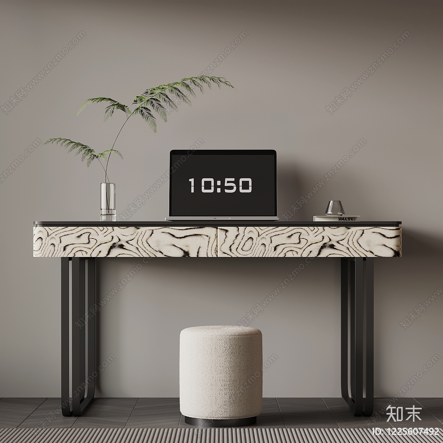意式极简梳妆台SU模型下载【ID:1225607492】