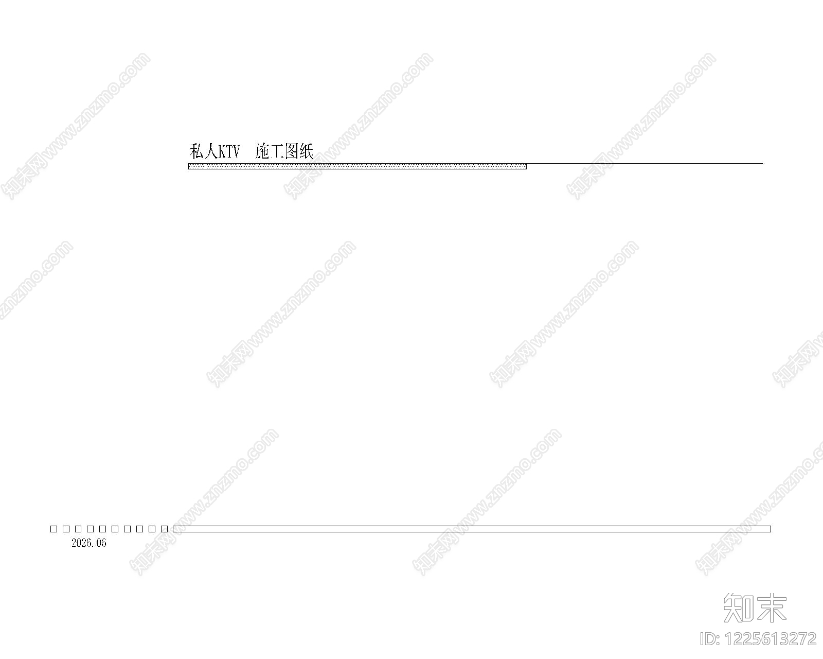 娱乐空间cad施工图下载【ID:1225613272】