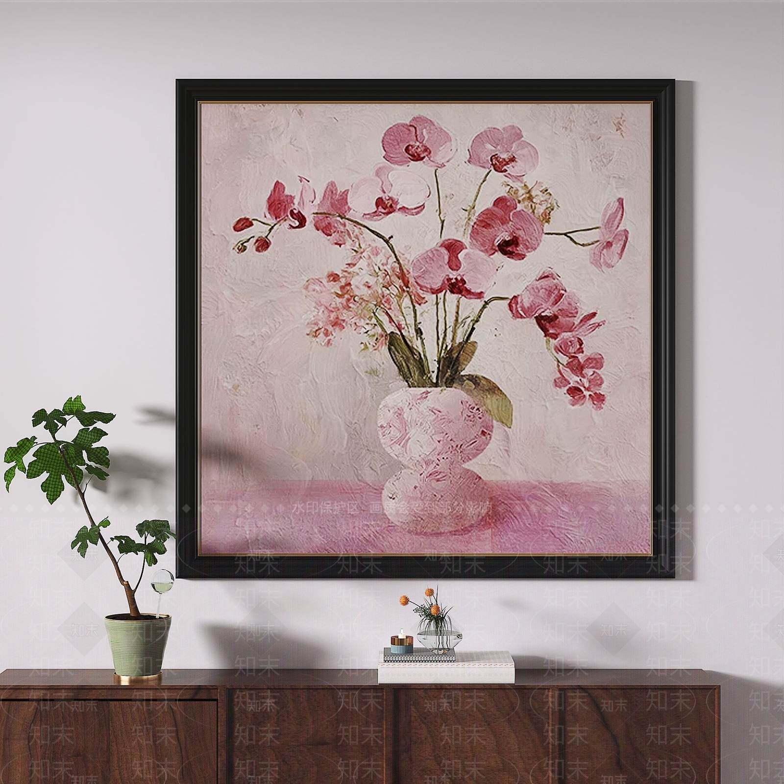 法式儿童挂画3D模型下载【ID:1225615697】