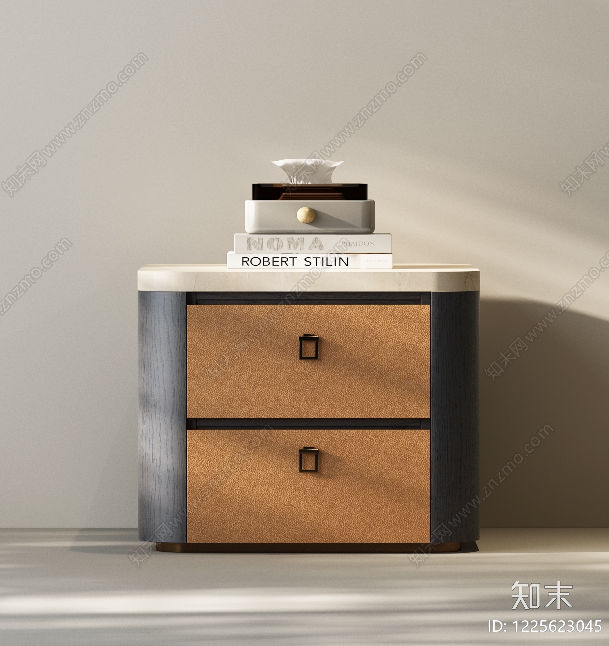 轻奢床头柜SU模型下载【ID:1225623045】