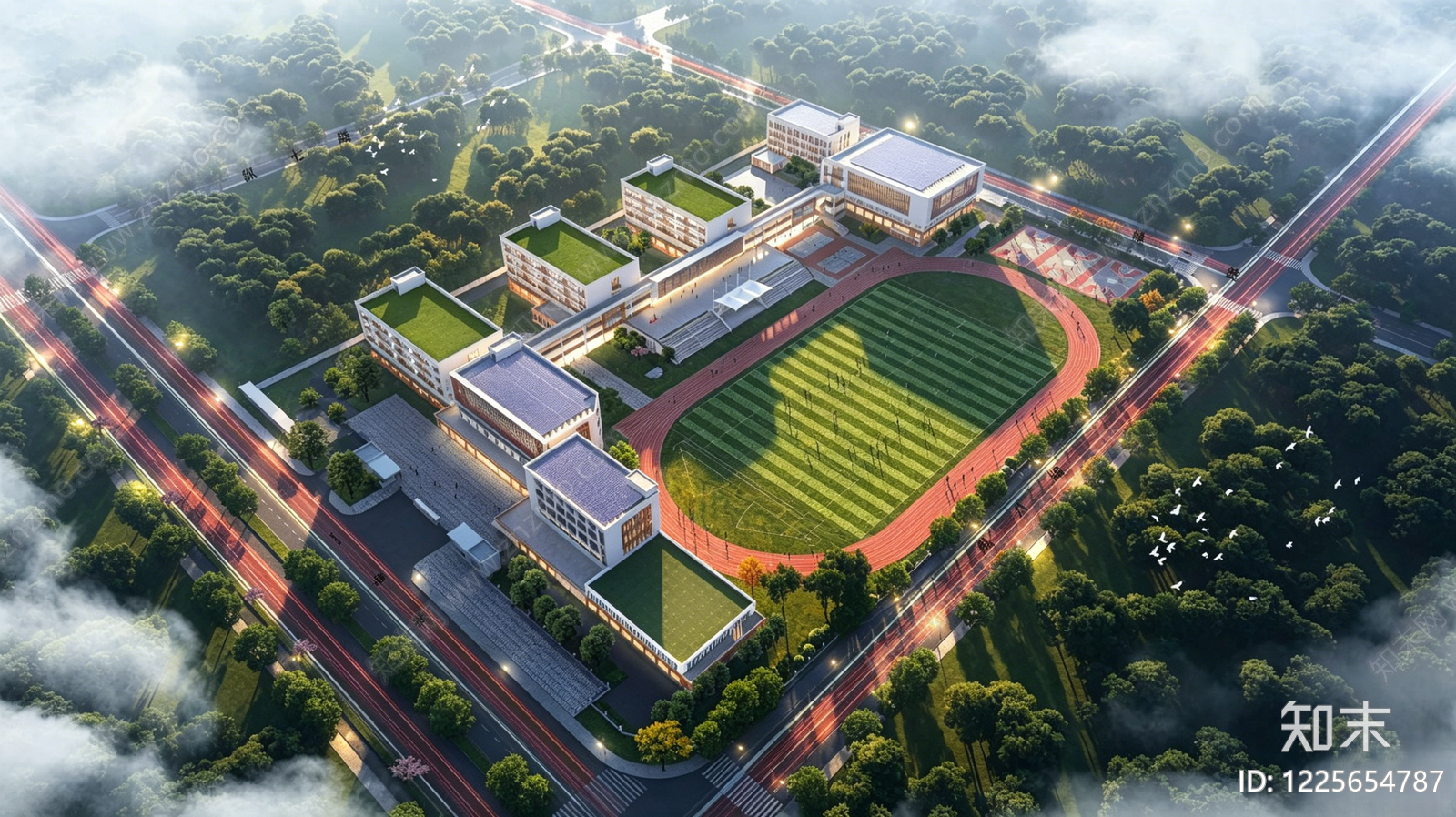 学校建筑cad施工图下载【ID:1225654787】